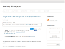 Tablet Screenshot of anythingaboutjapan.com
